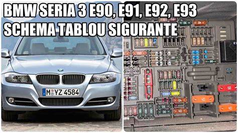 BMW E90 veidrodėlio konstrukcijos schema