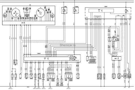 Peugeot 406 vairo ritės (šleifo) schema arba nuotrauka