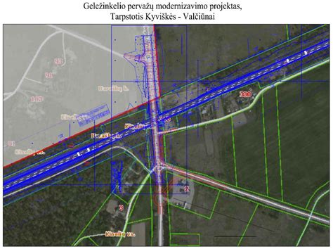 Vizualizacija: Marių ir Palemono gatvių geležinkelio pervažos tunelio schema