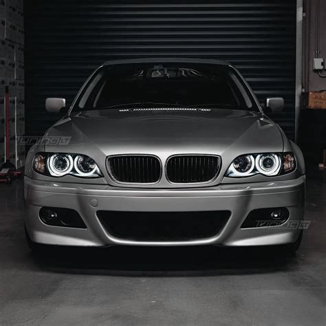 BMW E46 žibintų su Angel Eyes technologija schema