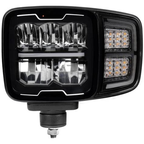 Šiuolaikinis automobilio priekinis žibintas su LED technologija.