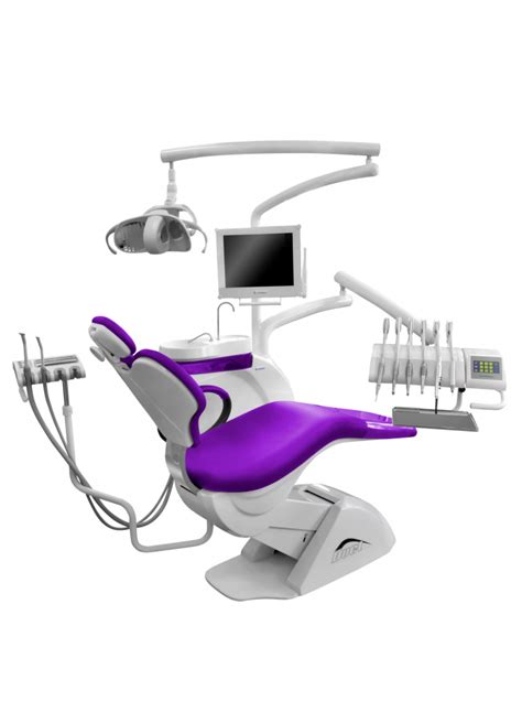Odontologo konsolės su instrumentais ir jutikliniu ekranu nuotrauka