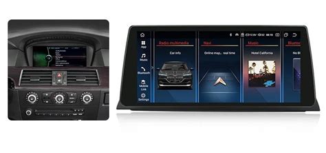 Moderni Android multimedija BMW E60 salone