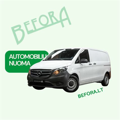 Erdvus Mercedes-Benz Vito krovinių skyrius