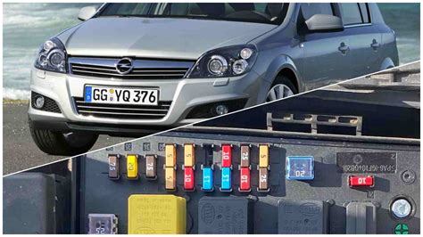 Opel Astra H techninė schema ir pagrindiniai konstrukciniai mazgai