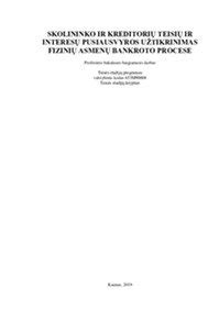 schema: skolininko teisių ir įgaliojimų tvarkos vizualizacija