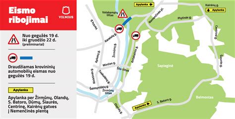 Schema: eismo įvykio vieta ant Valakampių tilto, nurodanti automobilių judėjimo kryptis ir susidūrimo vietą