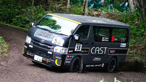 Thematic photo of Robertas van Peltas in a rally race
