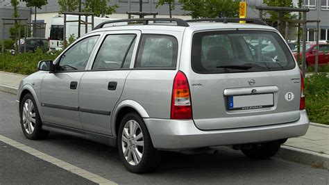 Opel Astra G Caravan galinio vaizdo foto