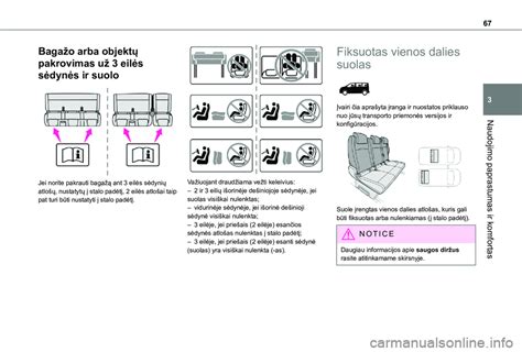 Sėdynių komfortas ir erdvė priekinėje eilėje