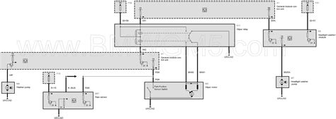 BMW E46 K-bus sistemos schema arba elektros instaliacijos diagramos fragmentas