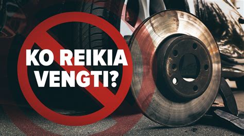 Padangų dėvėjimosi schemos ir stabdžių diskų būklės iliustracija