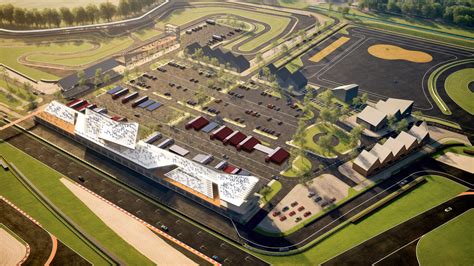 „Lithuanian Motorsport Park“ trasos komplekso vizualizacija