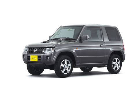 Nissan Kix, a kei-class compact SUV based on Mitsubishi Pajero Mini
