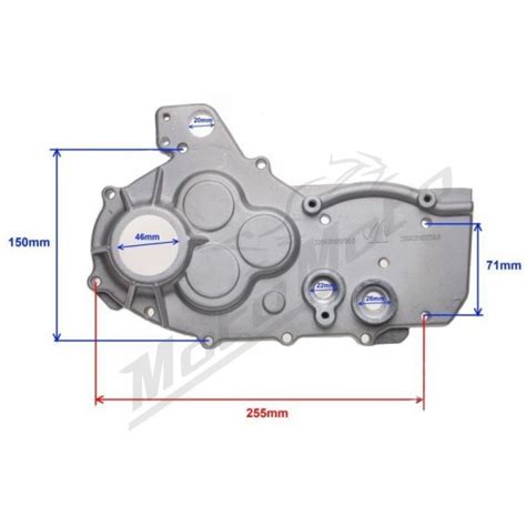 Variklio ir transmisijos schema Honda CRF250L