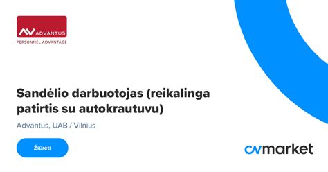 Sandėlis su autokrautuvu Vorms mieste