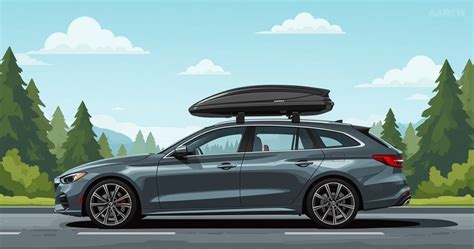 infografika: automobilių stogo bagažinių tipai ir jų išdėstymas ant automobilio stogo
