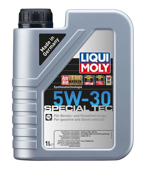 pakuotė su alyva LIQUI MOLY 5W30 High Tec