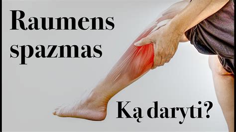 iliustracija: raumenų spazmų pasireiškimo zonos žmogaus kūne