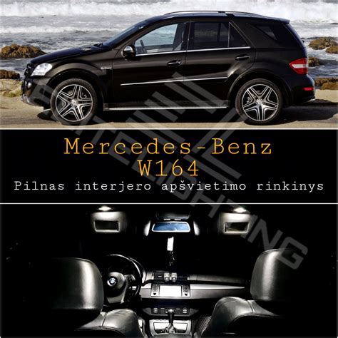 Mercedes-Benz W164 interjero nuotrauka, pabrėžianti vairuotojo vietą