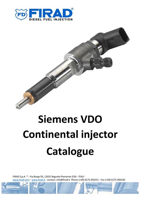 Siemens VDO dyzelinio purkštuko pavyzdys