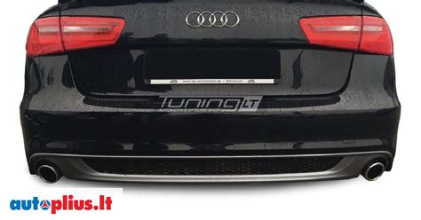 Audi A6 durelių apdailos schema su tvirtinimo taškais