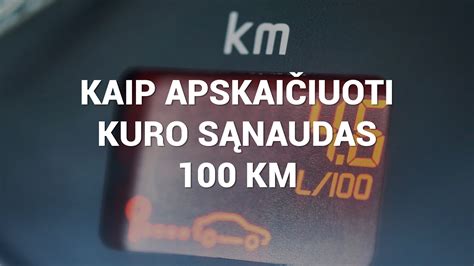 Palyginamoji lentelė: vidutinės kuro sąnaudos (l/100km)