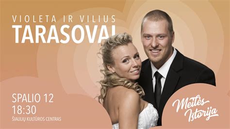 Violetos ir Viliaus Tarasovų bendra nuotrauka
