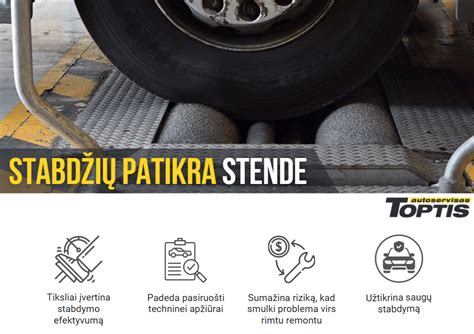 Dyzelinio purkštuko patikra ant stendo