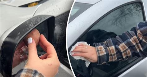 Infografika: patarimai, kaip apsaugoti automobilio veidrodėlius nuo šalčio