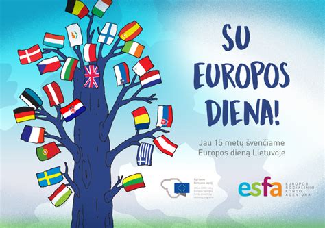 Teminis automobilio nuotrauka, galbūt su Europos vėliavomis fone