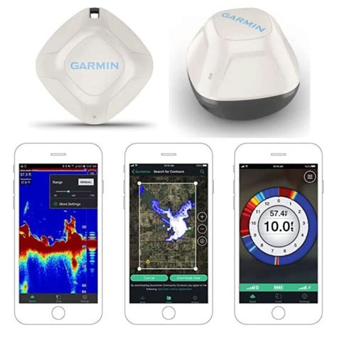 ekrano nuotrauka, vaizduojanti Garmin STRIKER Cast programėlės sąsają su žuvų aptikimo funkcija