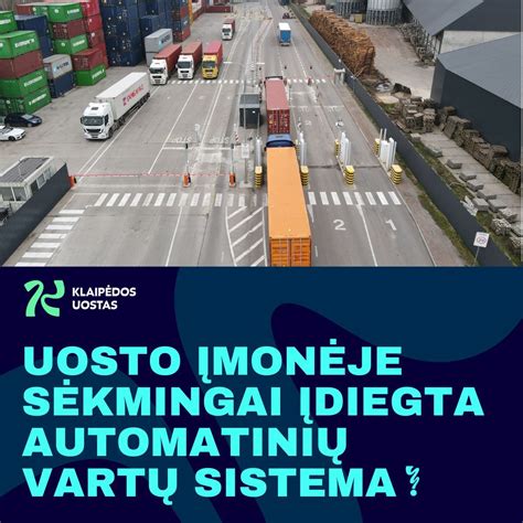 Uosto terminalo konteinerių aikštelė ir dokumentų srautų schema