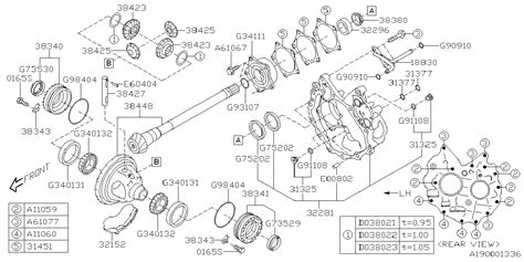 Schema su Subaru Justy III 1.0 JA pagrindinėmis techninėmis specifikacijomis
