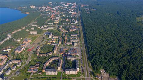 panoraminis vaizdas į Anykščių miestą ir apylinkes