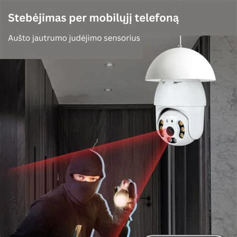 Vizualizacija, demonstruojanti 360 laipsnių vaizdą iš panoraminio stebėjimo sistemos kamerų.