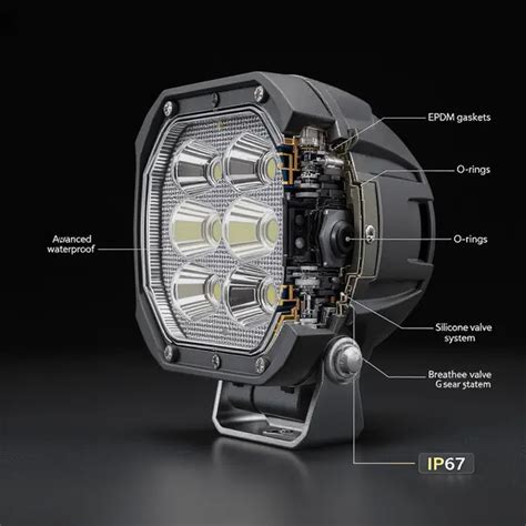 Įvairūs LED darbo žibintų tipai ir jų pritaikymas