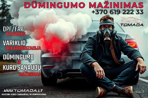 DPF valymo procesas mūsų servise