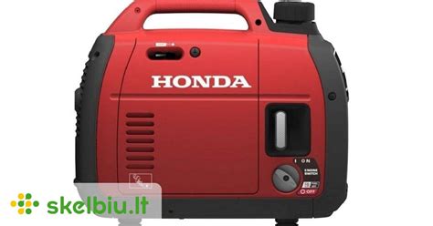 Teminis paveikslėlis, iliustruojantis Honda generatorių ir jų komponentus