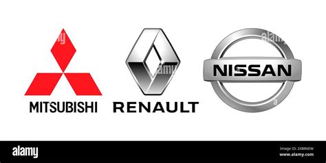 Renault-Nissan-Mitsubishi aljanso logotipai