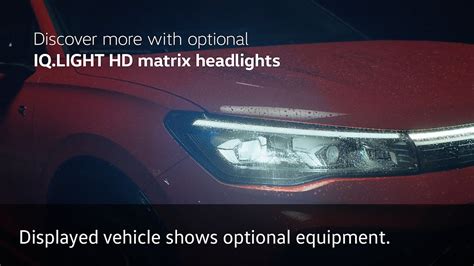Veikianti IQ.Light HD LED Matrix žibintų sistema naktį