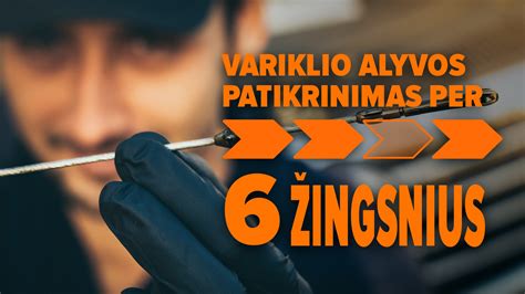 Iliustracija, rodanti alyvos lygio matuoklį su MIN ir MAX žymomis