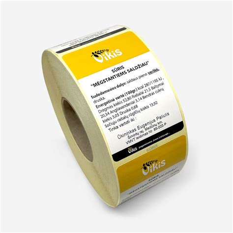 pavyzdys padangų informacinės etiketės su visais rodikliais