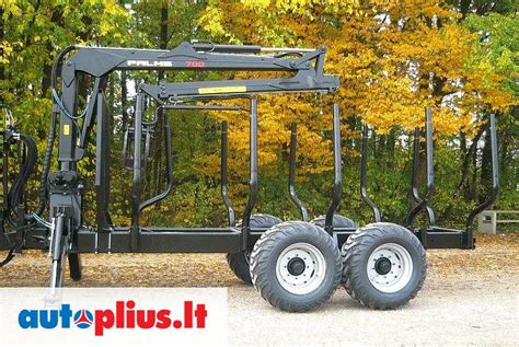 Teminis Palms priekabos PT 1200 nuotrauka su antborčiais ir tentu