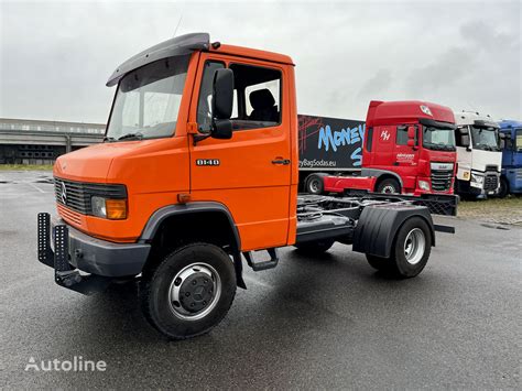Mercedes-Benz Vario 814 D šoninis vaizdas, demonstruojantis kėbulo formą ir gabaritus