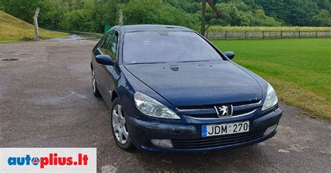 Peugeot 607 - prabangus E klasės sedanas, pasižymintis aukštu komforto lygiu