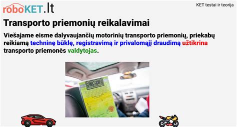 schema: motorinių transporto priemonių registravimo procesas ir pagrindiniai reikalavimai dalyvavimui eisme