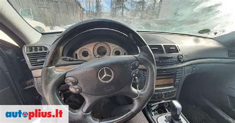 automobilio Mercedes-Benz W211 techninė schema arba pagrindinių mazgų apžvalga