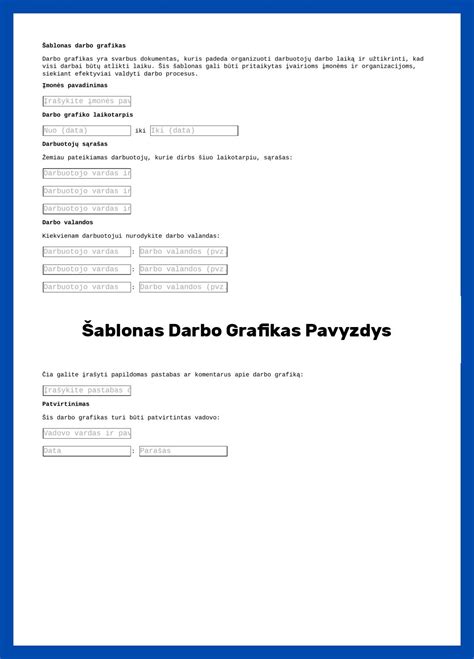Infografika: darbo grafiko schema ir kryptys