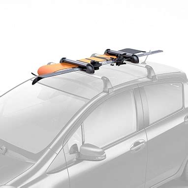Toyota slidinėjimo ir snieglenčių laikiklis ant stogo bagažinės skersinių